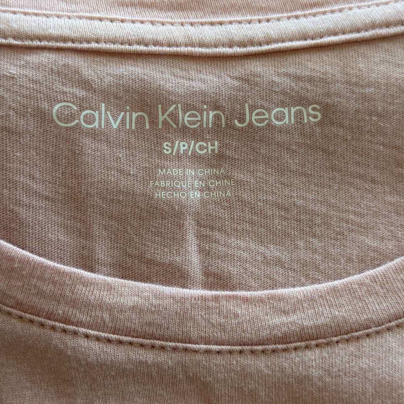 Calvin Klein Jeans Size S Pink Preloved Longsleeve