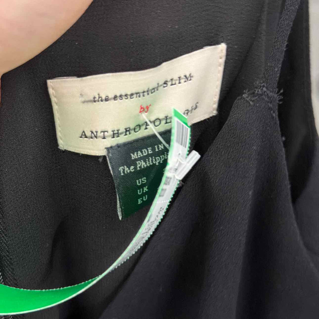 Anthropologie Size 2 Black Preloved Jumper