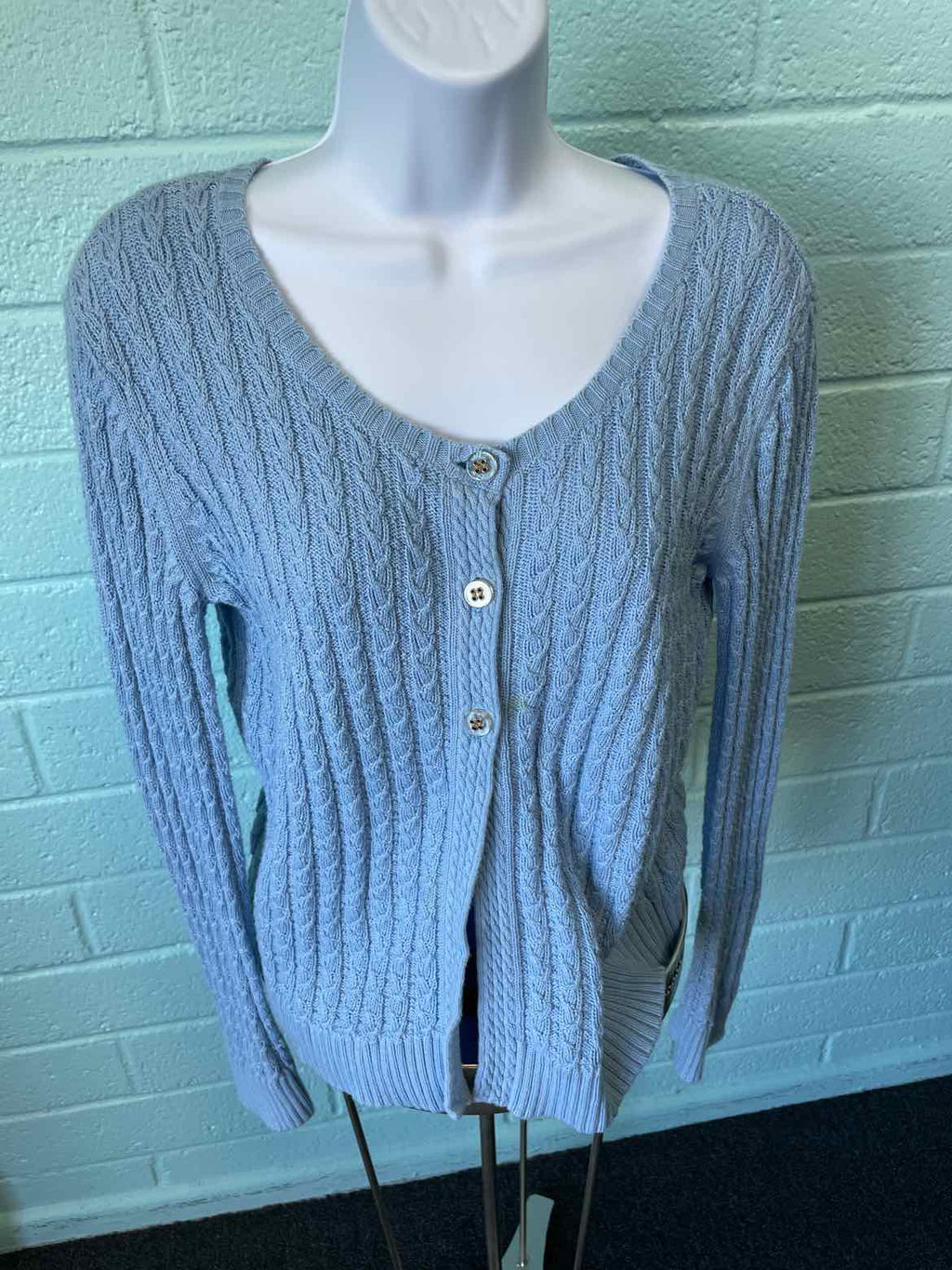 Talbots Size M Blue Sweater