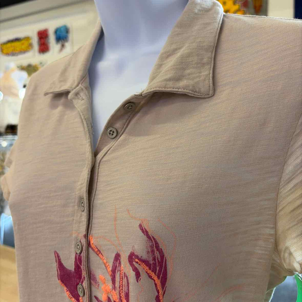 Old Navy Size S Beige Preloved Polo