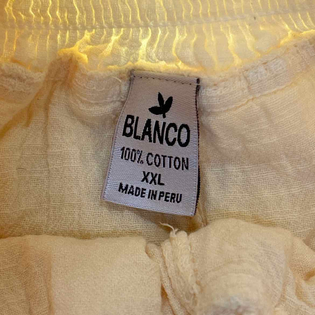Blanco Women Size XXL Yellow Cotton Preloved Skorts
