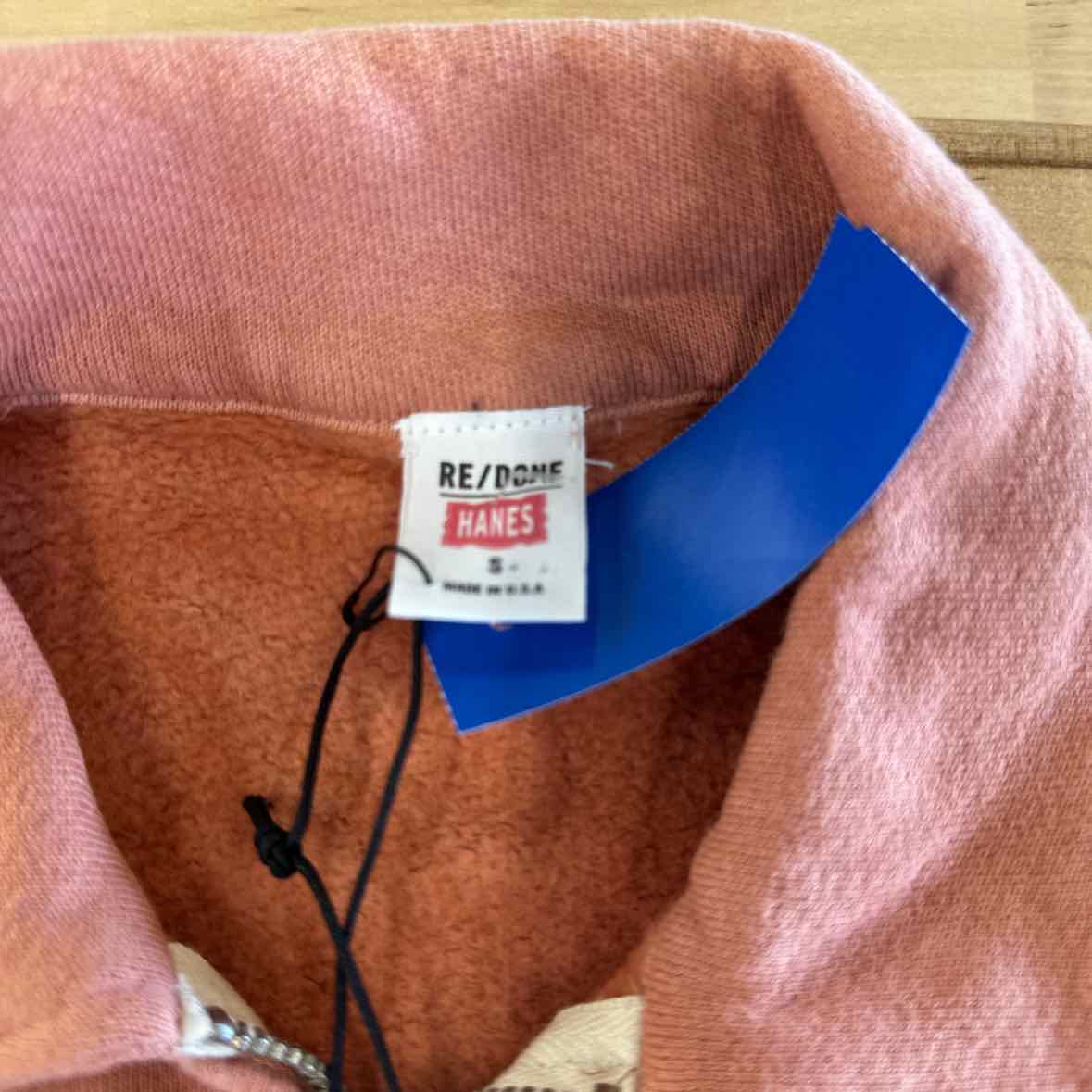 RE/DONE Size S Orange Sweater