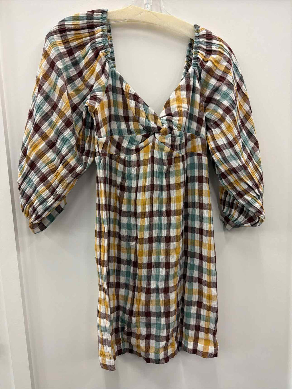 ROXY Moonlight Shores Plaid Dress