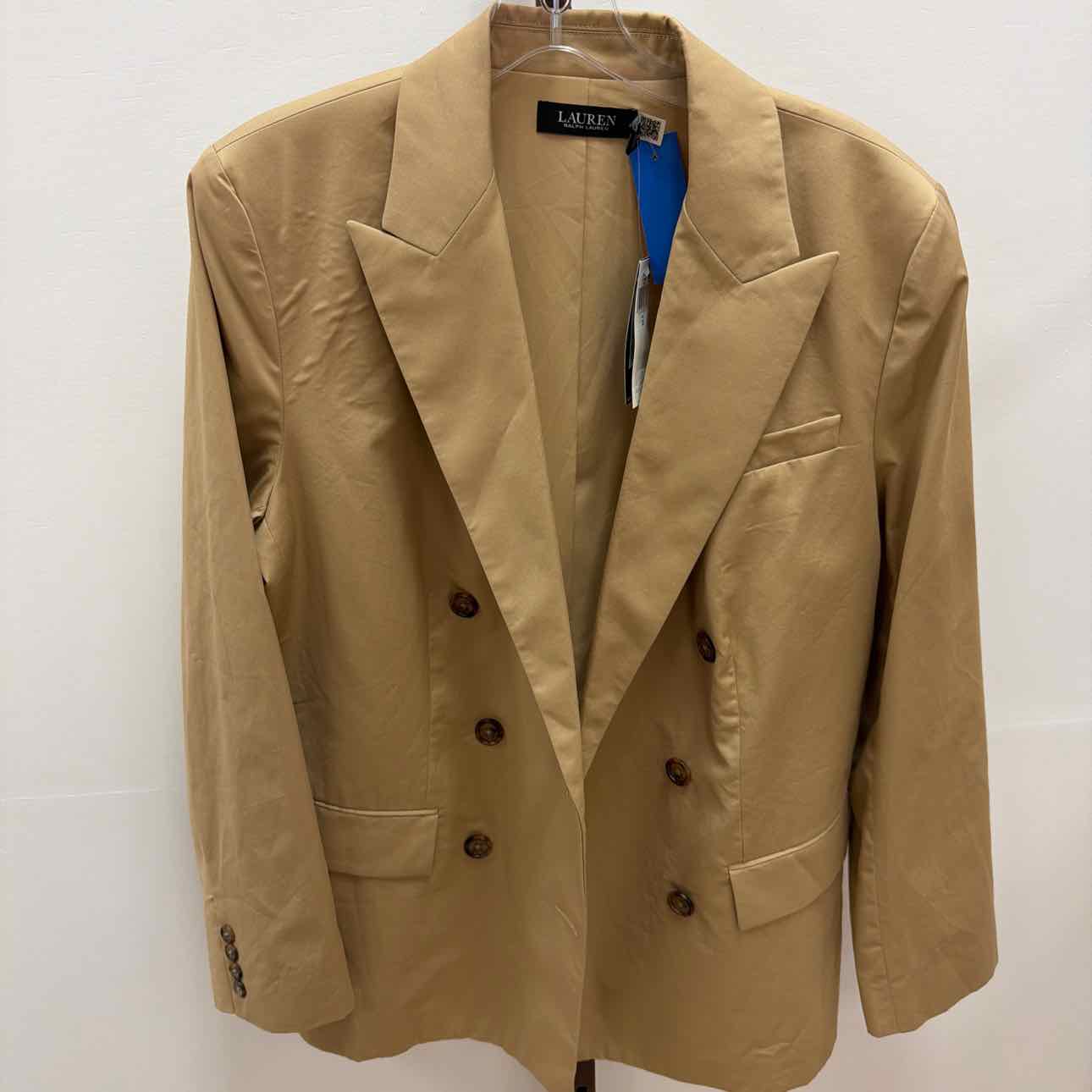Ralph Lauren Size 12 Tan New Blazer