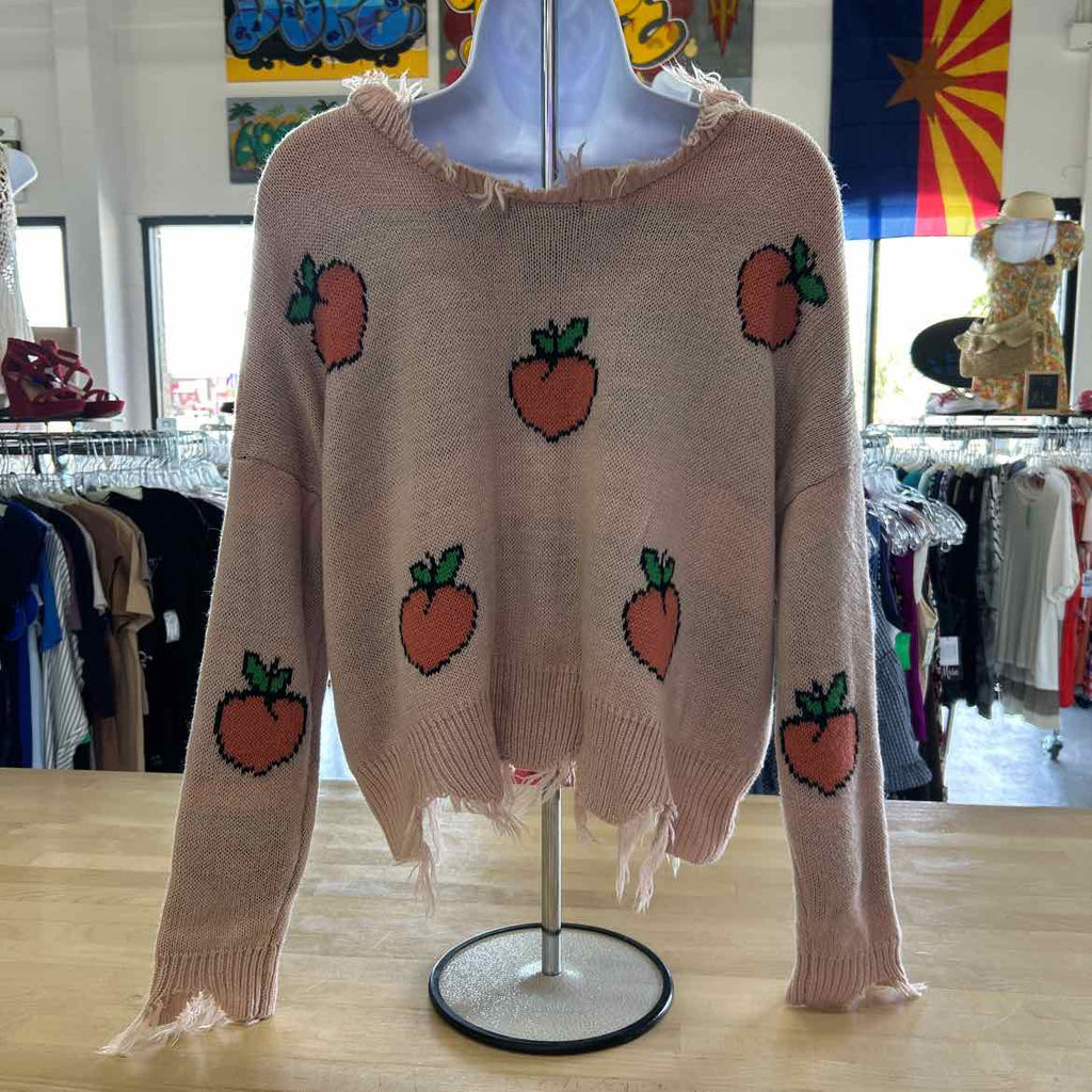 Just Polly Size M Pink Preloved Sweater