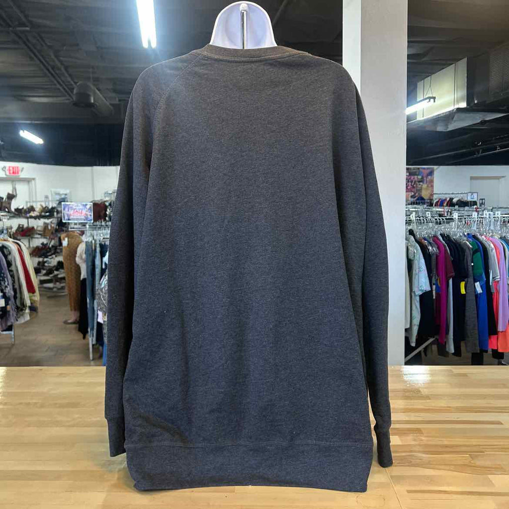 Peanuts Size 3XW Gray Sweater
