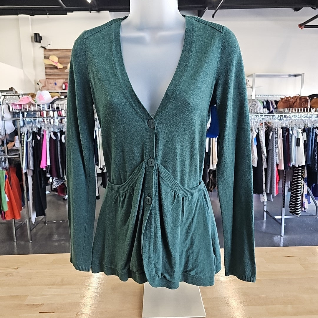 Rosie Neira Size XS Green Cardigan