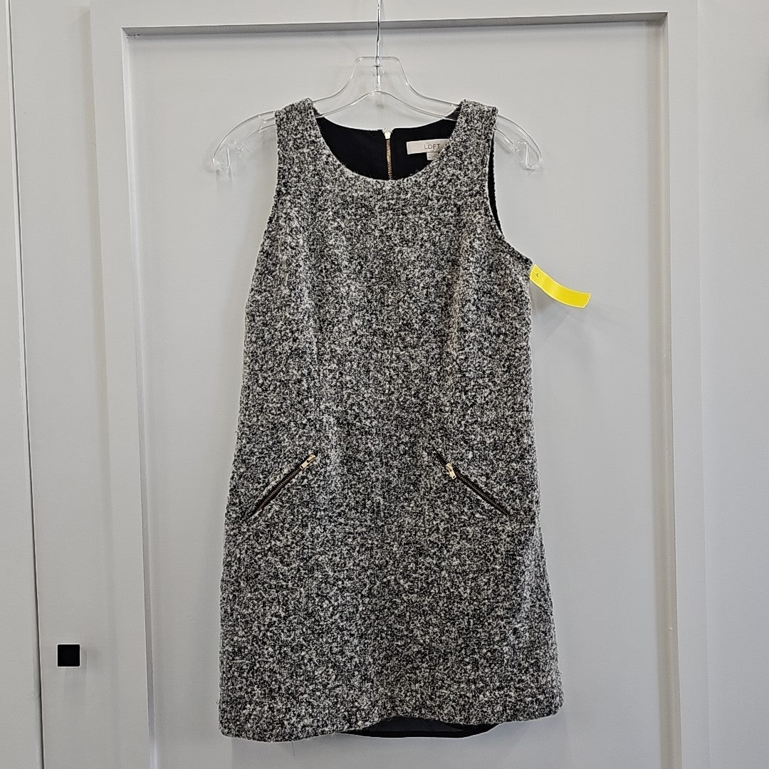 Loft Size 4 Gray Dress
