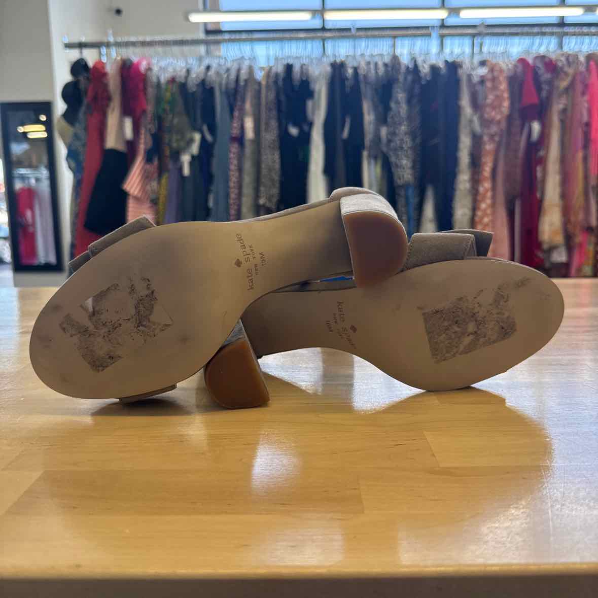 Kate Spade Shoe Size 10 Beige Paulette Bow Heels