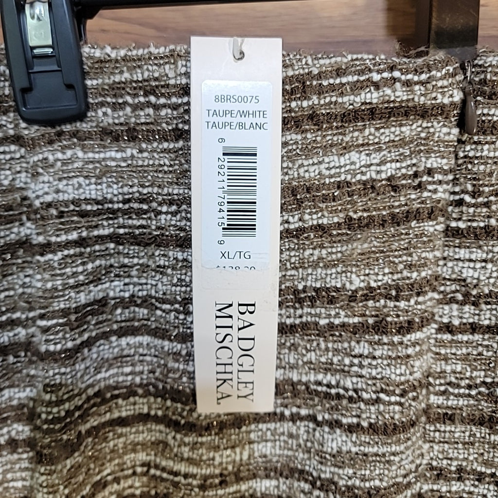 Badgley Mischka Size XL Brown Skirt NWT