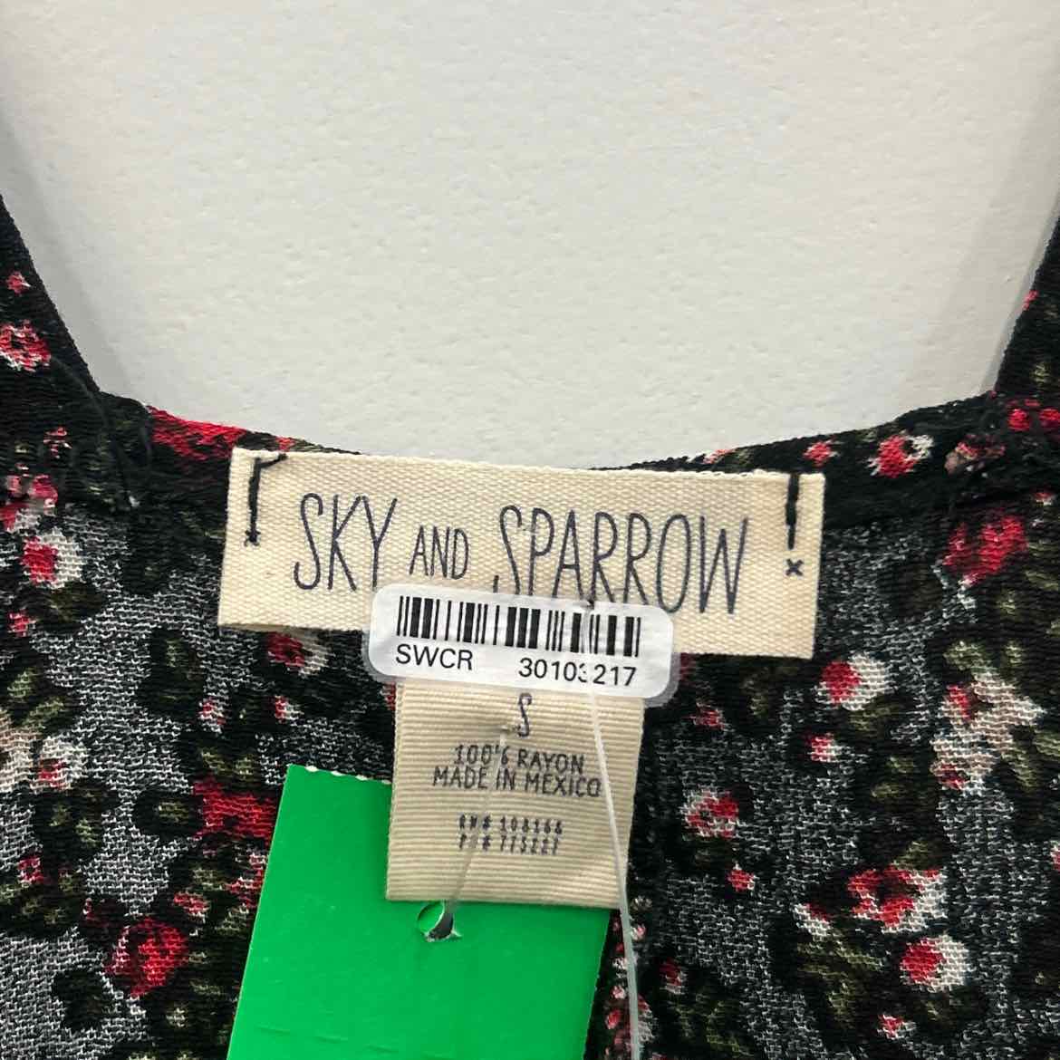 Sky and Sparrow Size S Black Preloved Dress