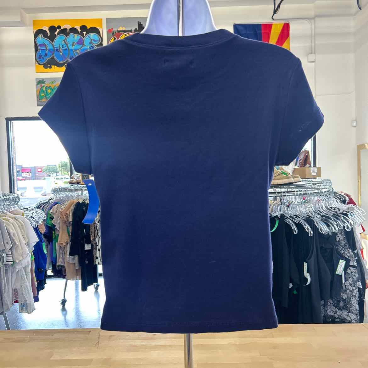 Madewell Size M Purple Preloved T-Shirt SS