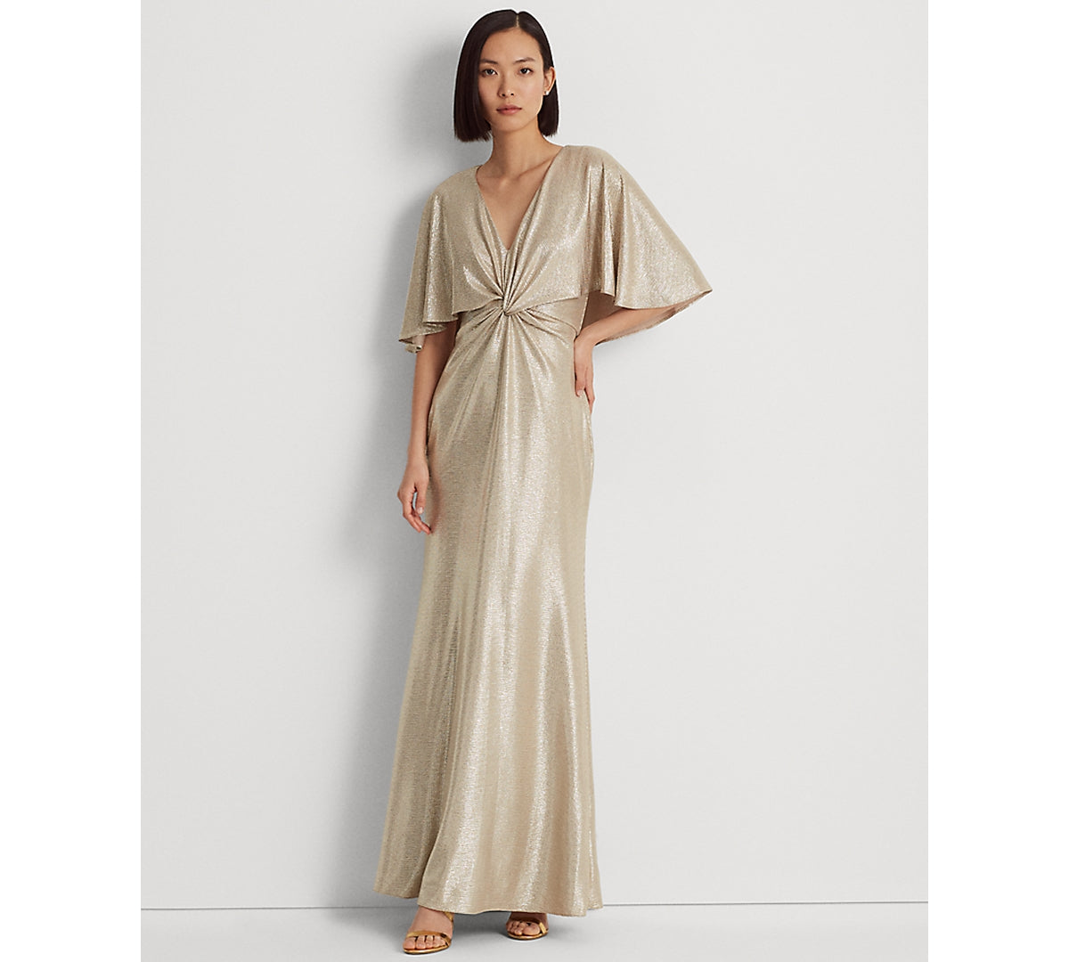 Ralph Lauren Size 8 Gold New Dress