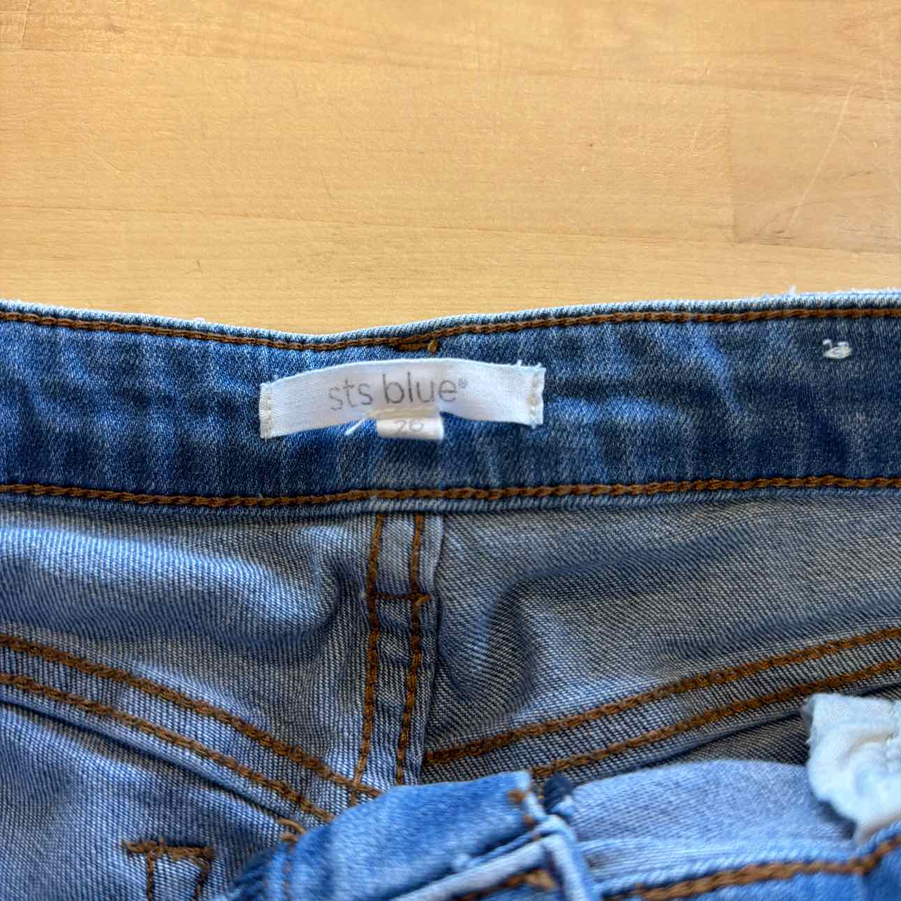 STS Blue Women Size 26 Blue Denim Preloved Shorts