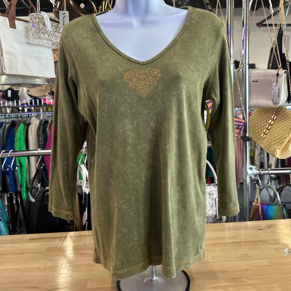 Xcit u.s.a Size M Green Longsleeve