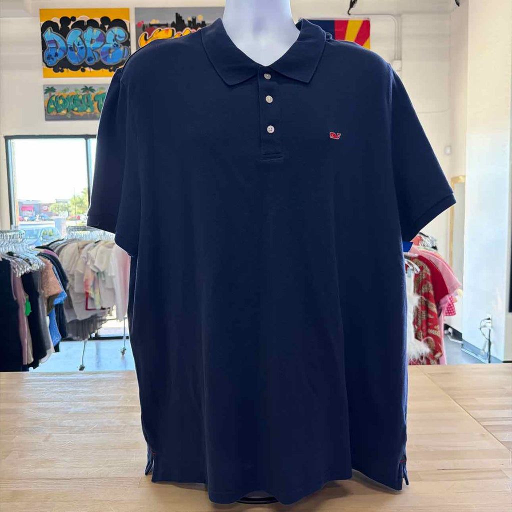 Vineyard Vines Size XXL Blue Preloved MENS Polo