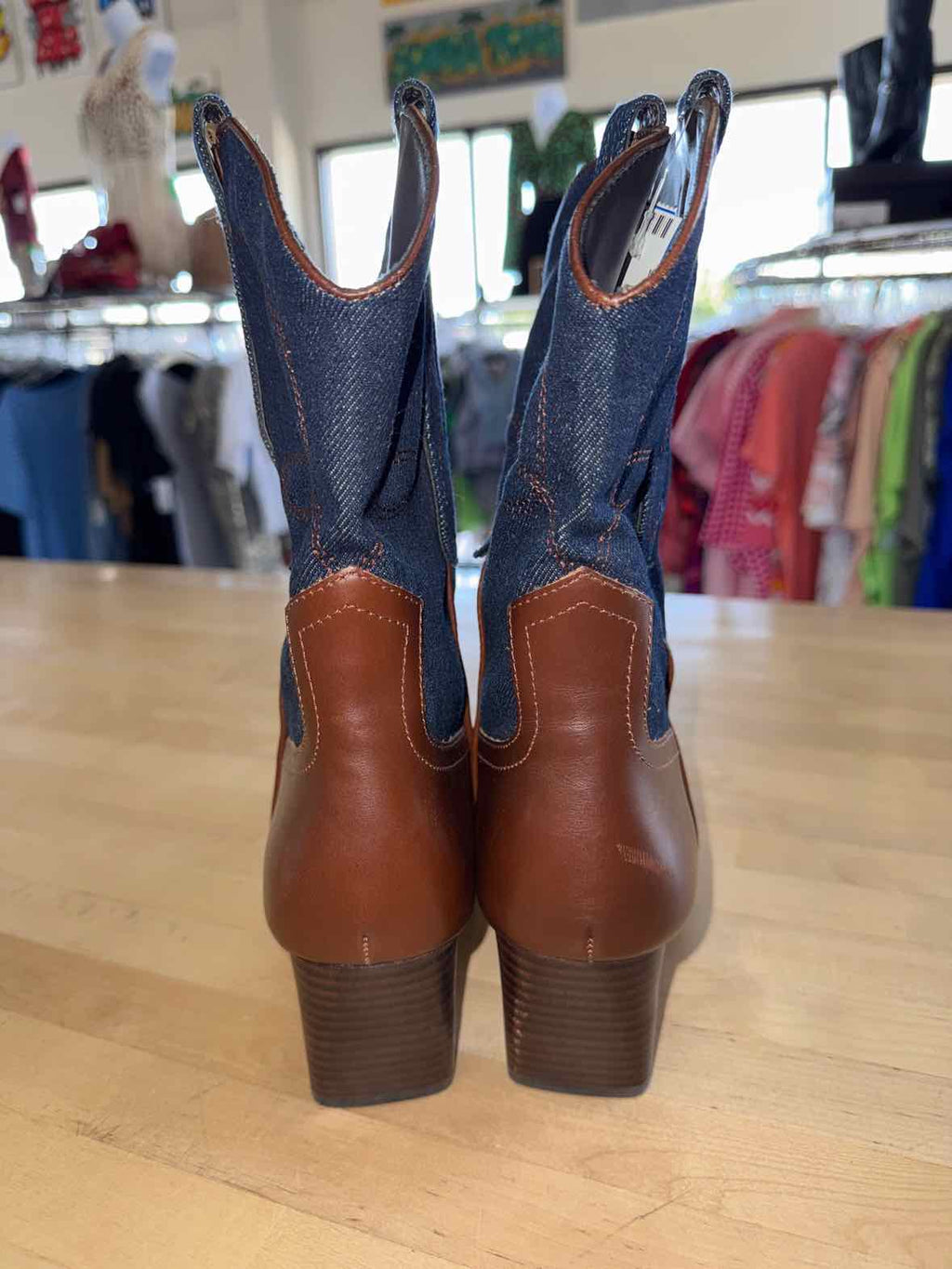 Steve Madden Size 10 Denim New Boots