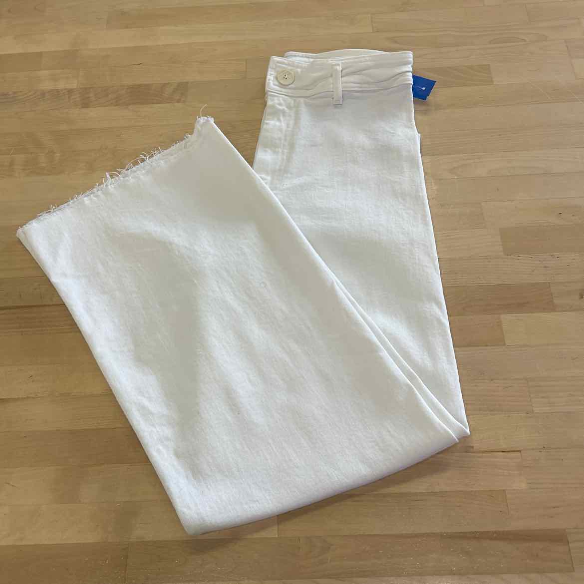 zara Size 4 White Preloved Pants