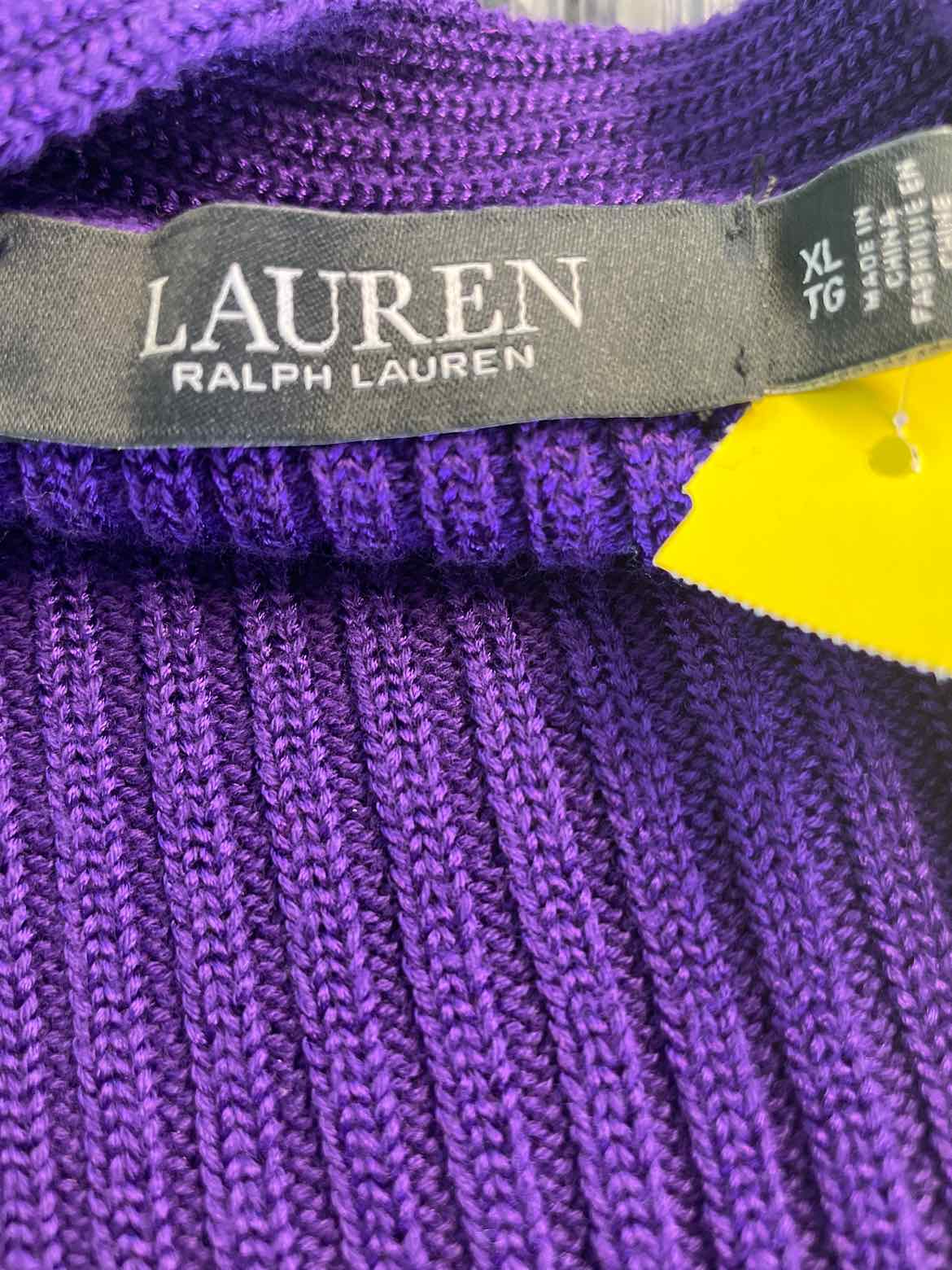 Ralph Lauren Size XL Purple Sweater