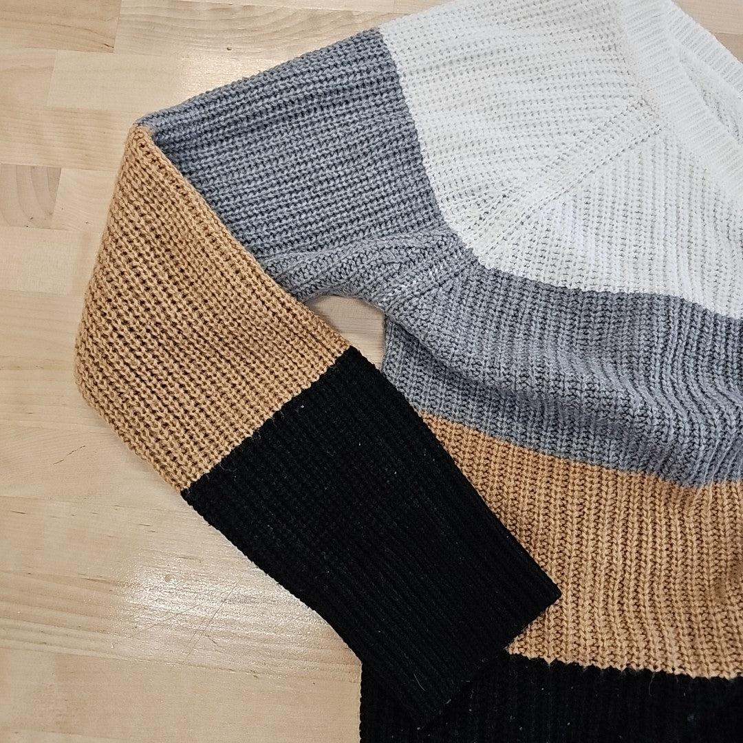 full circle Trends Size L Multi - Fall Sweater