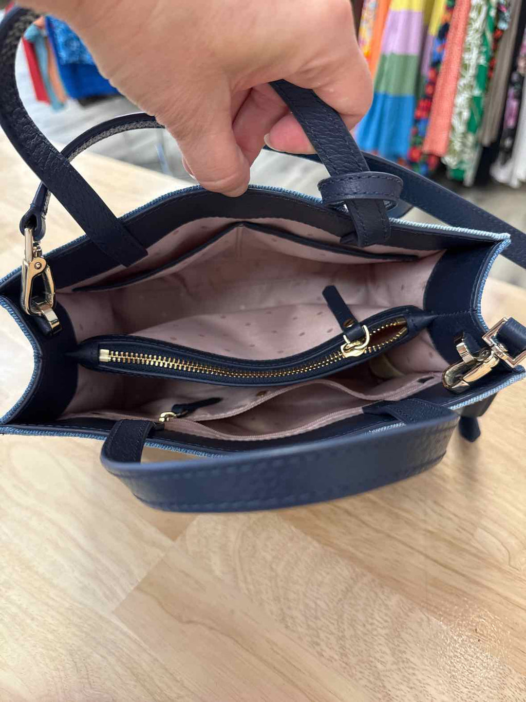 Kate Spade 25th Anniversary Limited Denim Patchwork THOMPSON STREET