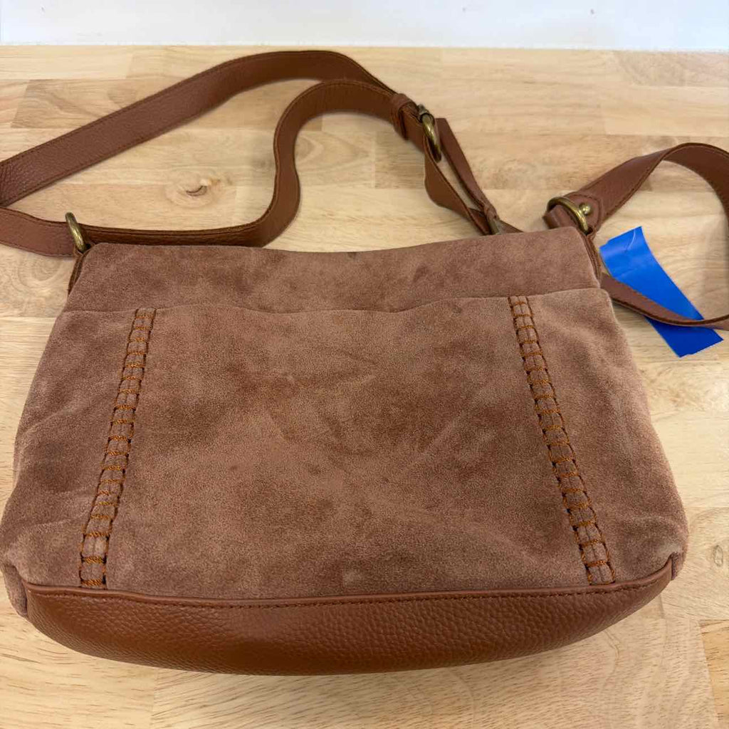 The Sak Brown Leather Preloved Handbag