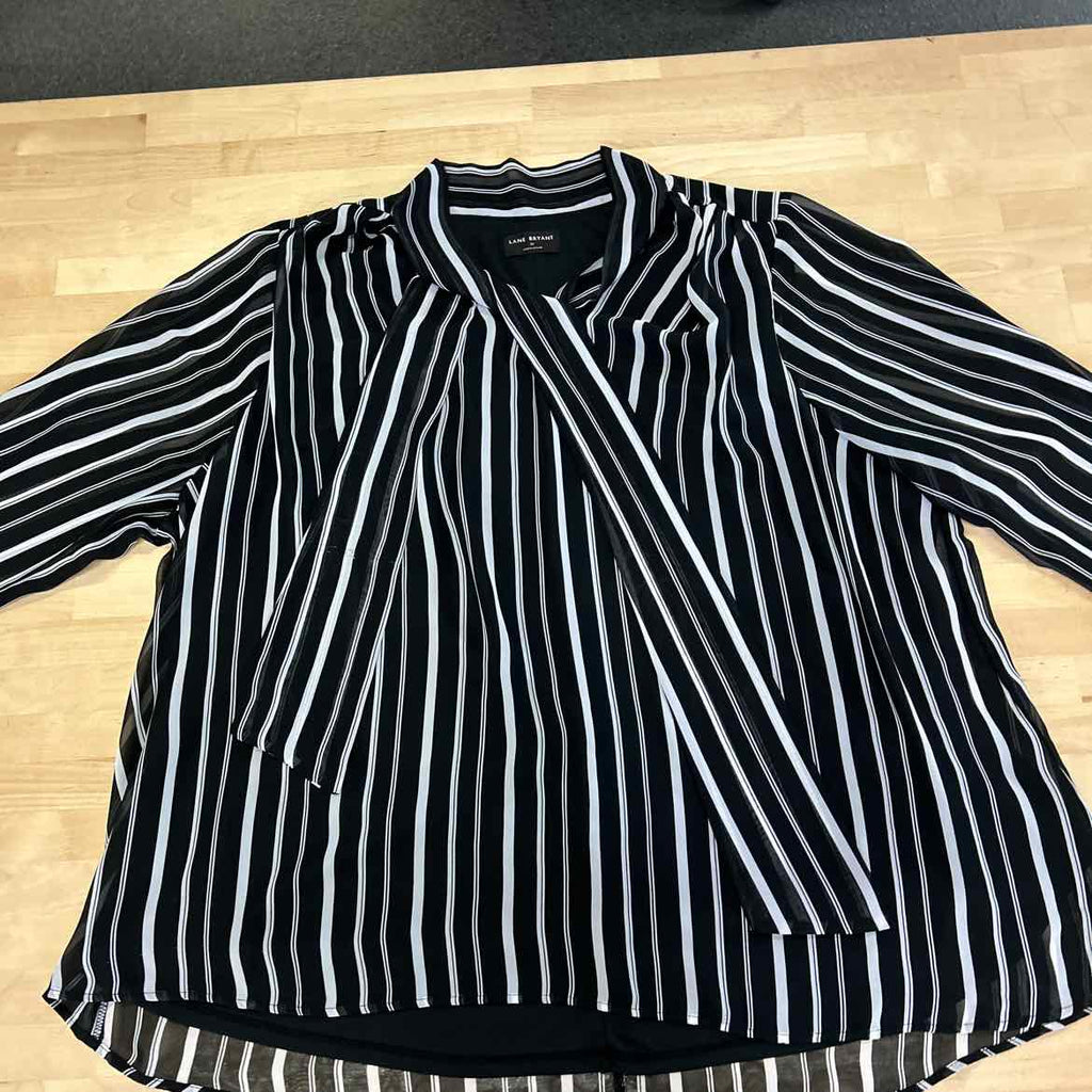 Lane Bryant Size 22 Black/White Preloved Blouse