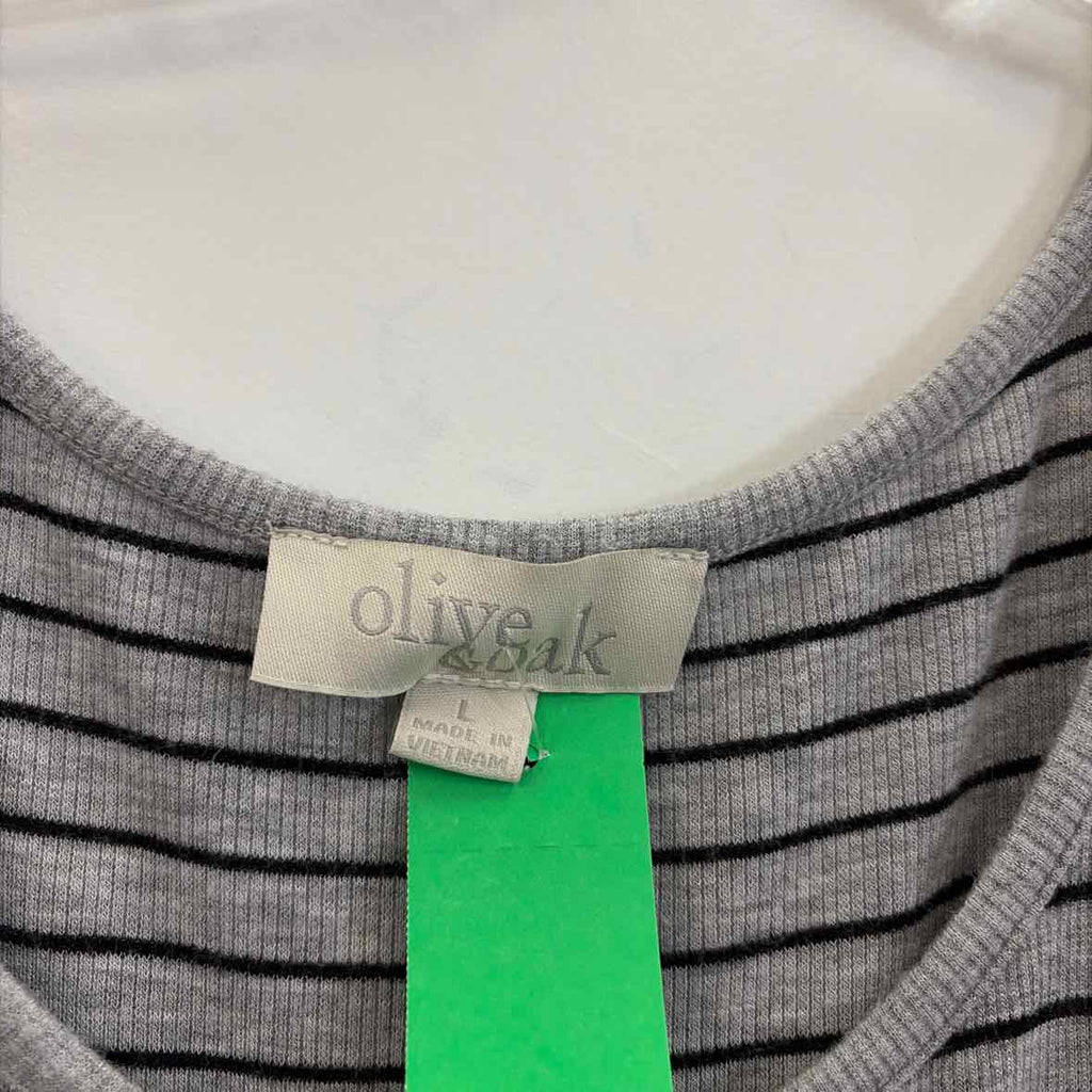 Olive & Oak Size L Gray Preloved Dress