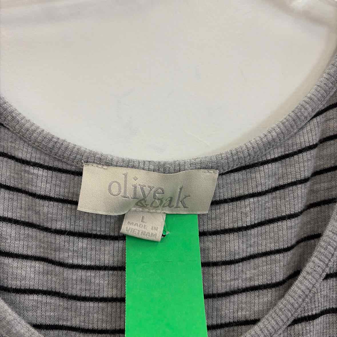 Olive & Oak Size L Gray Preloved Dress