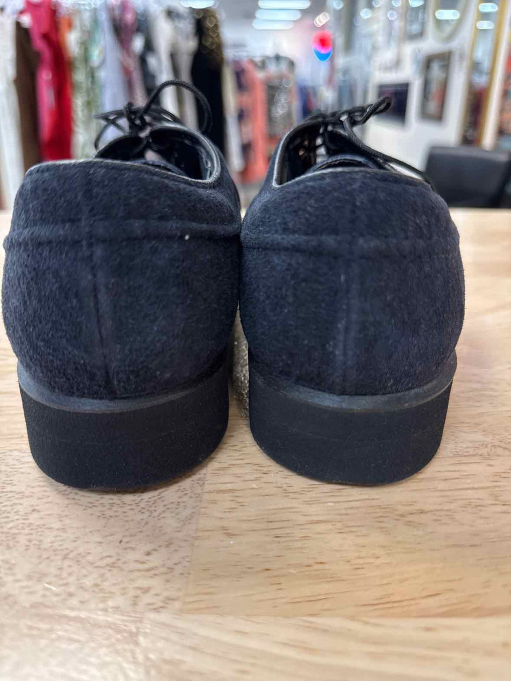 Hush Puppies Size 7.5 Blue Suede Shoes