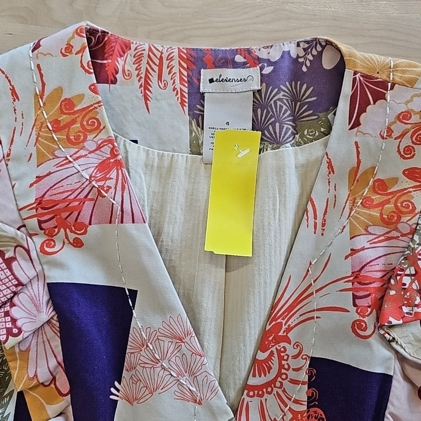 Elevenses Size 4 Multi-Color Jacket