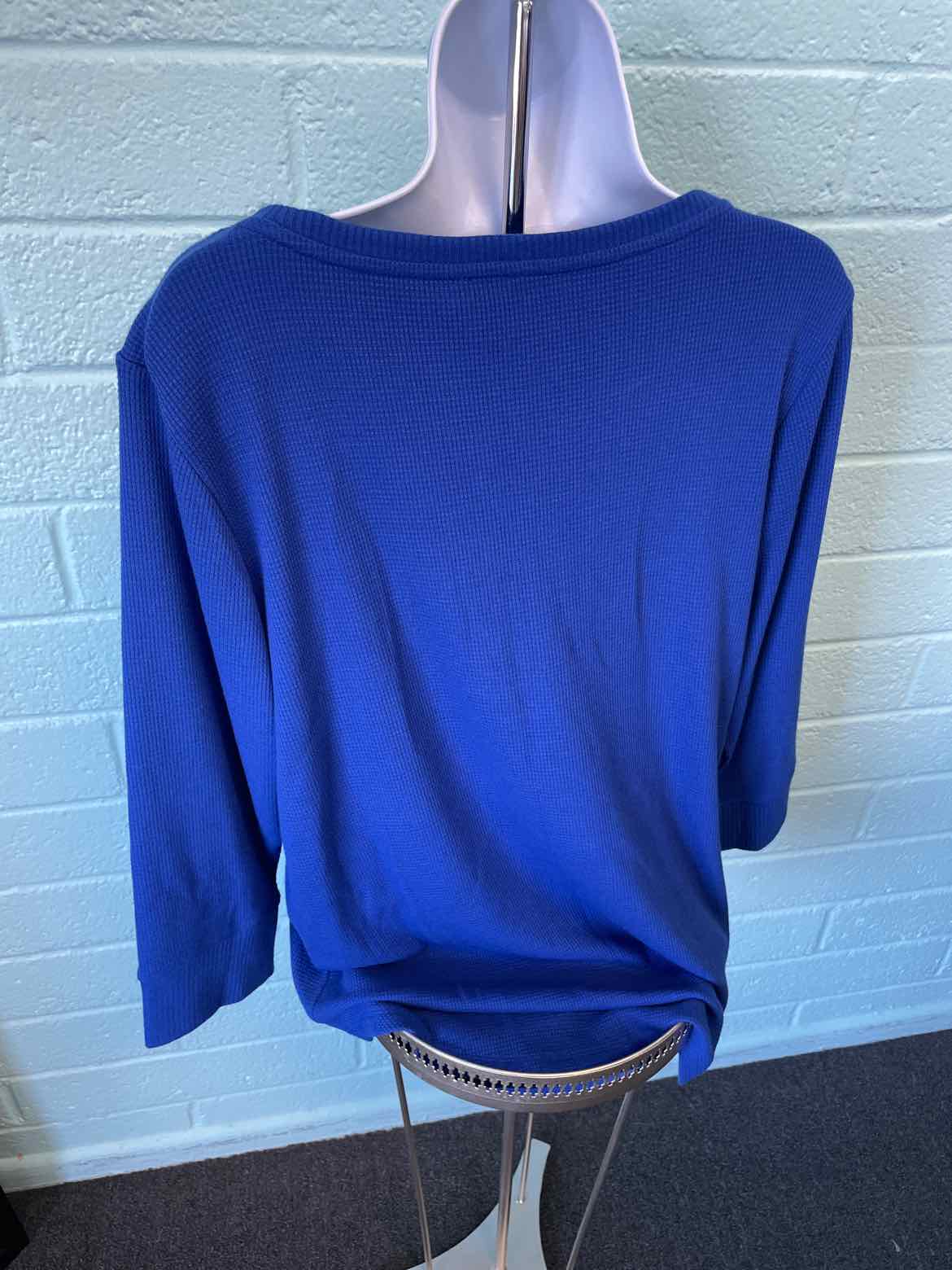 Calvin Klein Size L Royal Blue Sweater