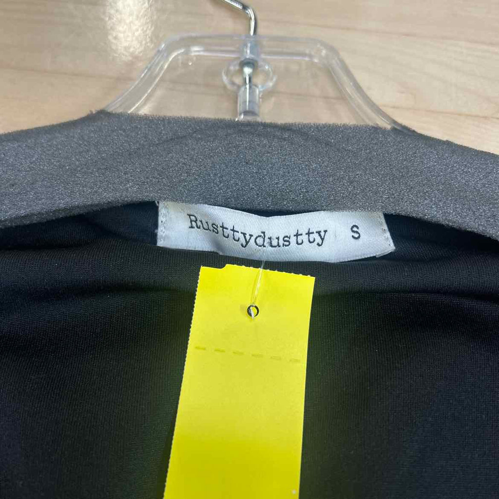 RusttyDustty Size S Black Red Preloved Dress