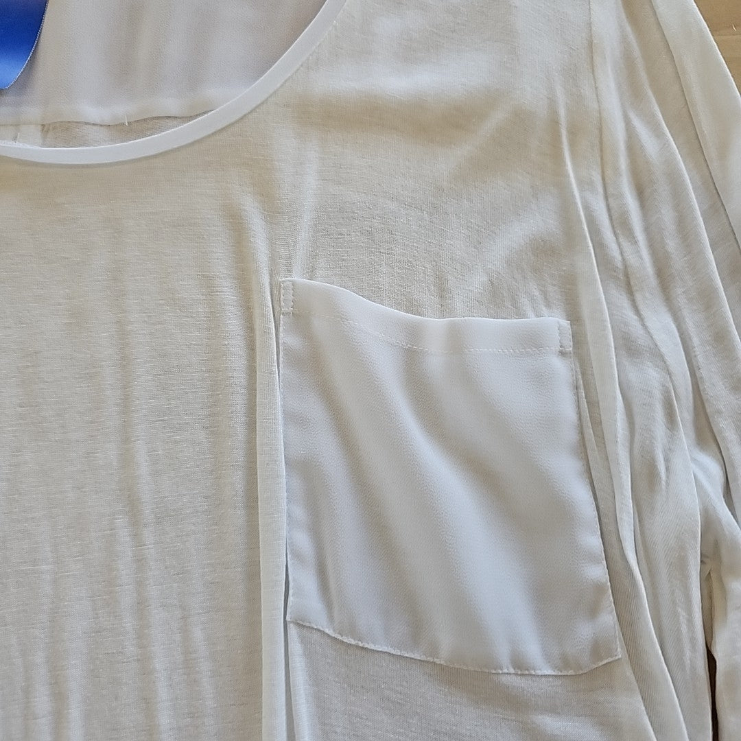 Ann Taylor Size XL White Long Sleeve