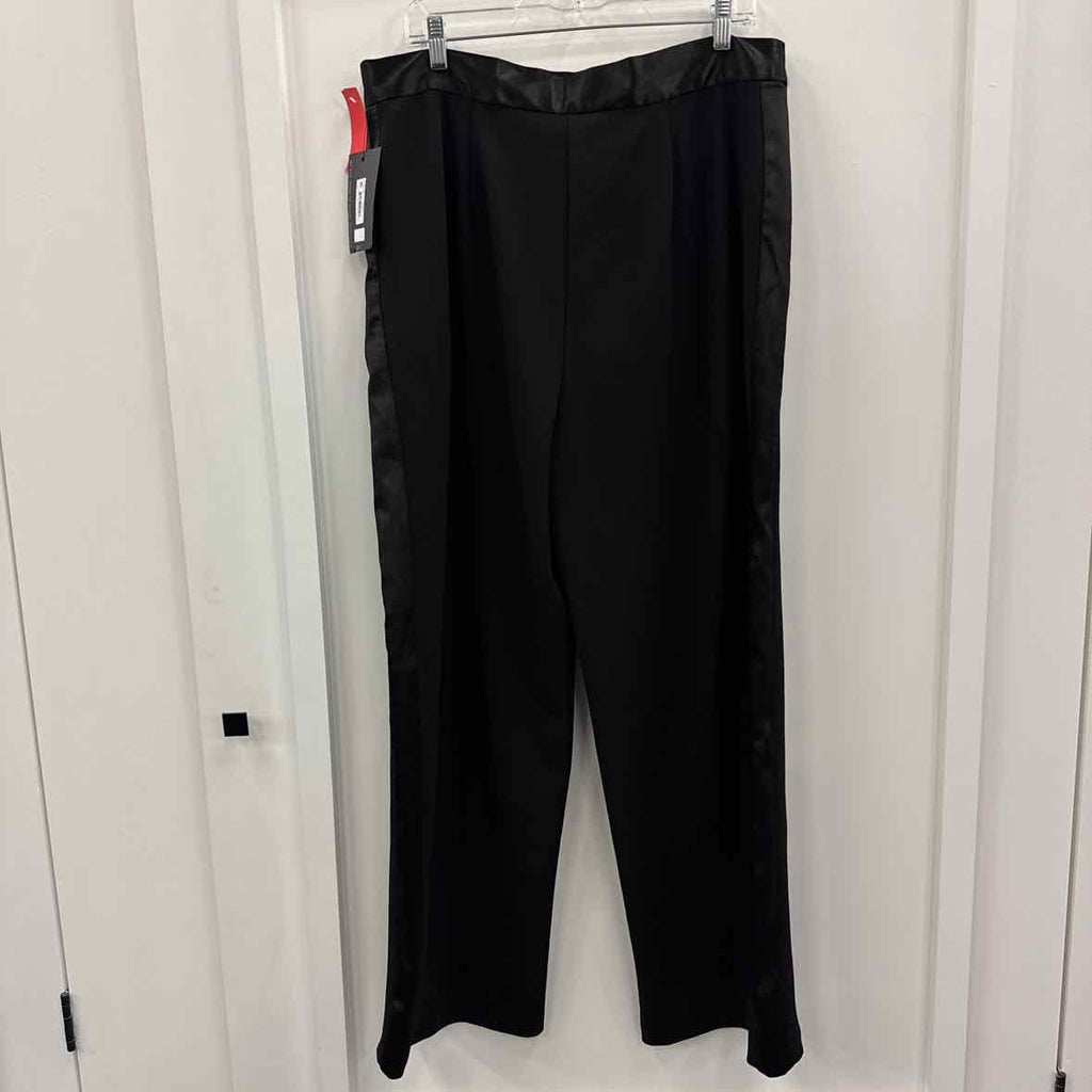 Muse Women's Darted-Waist Tuxedo Straight-Leg Pants