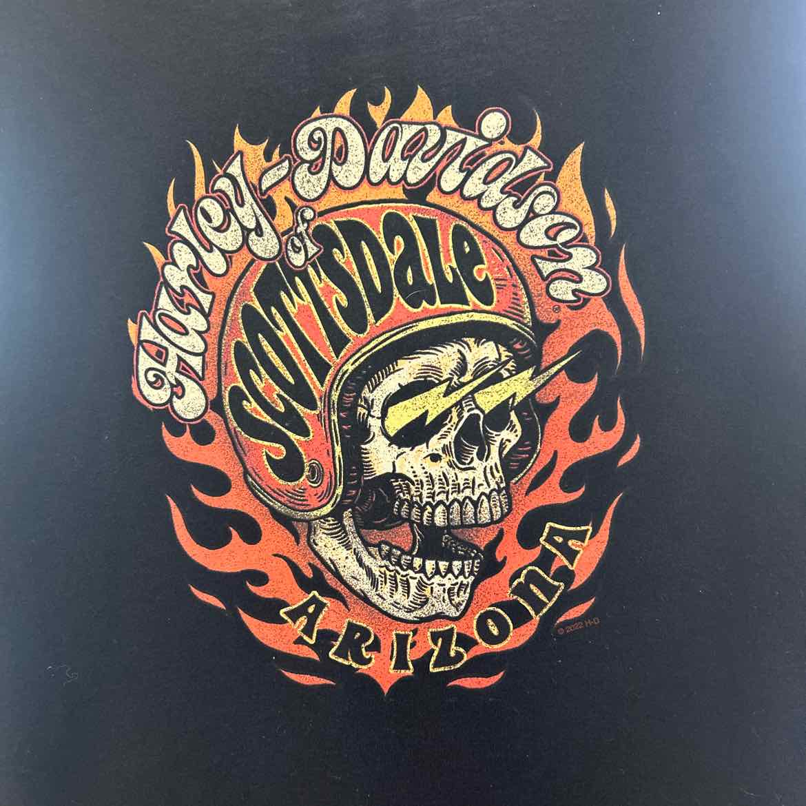 Harley Davidson Size 2XL Black Preloved T-Shirt SS