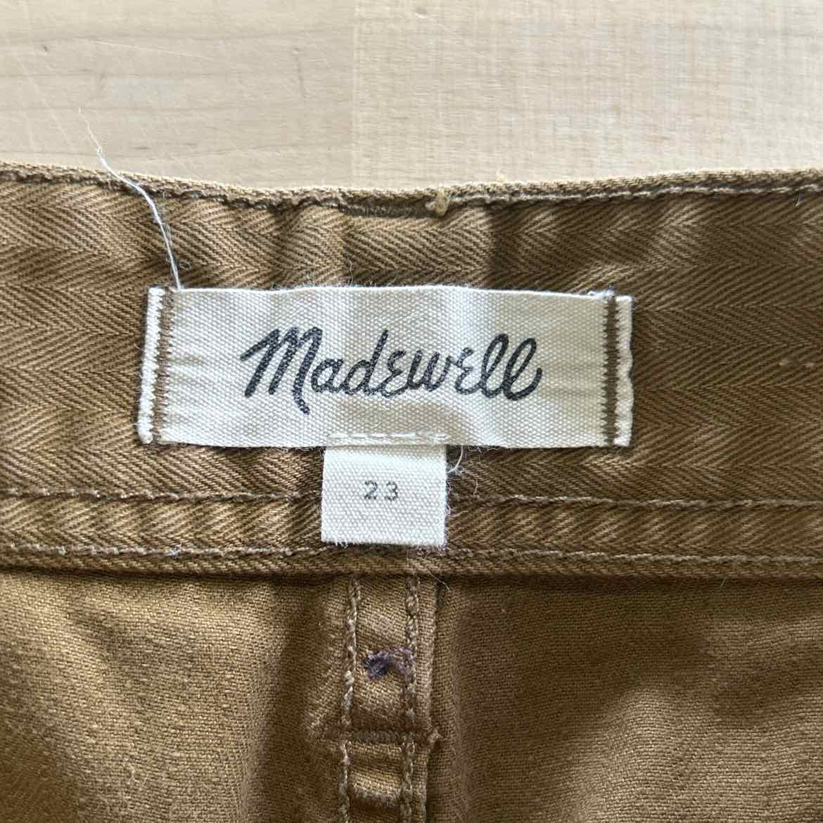 Madewell Size 23 Sage Preloved Pants