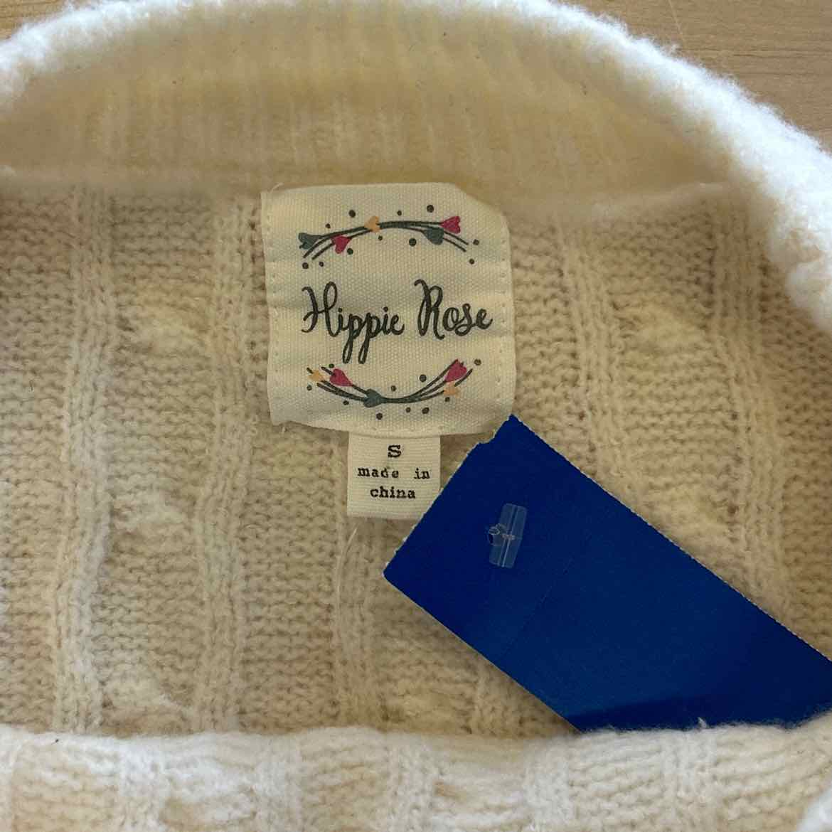 hippie rose Size S White Knit Sweater