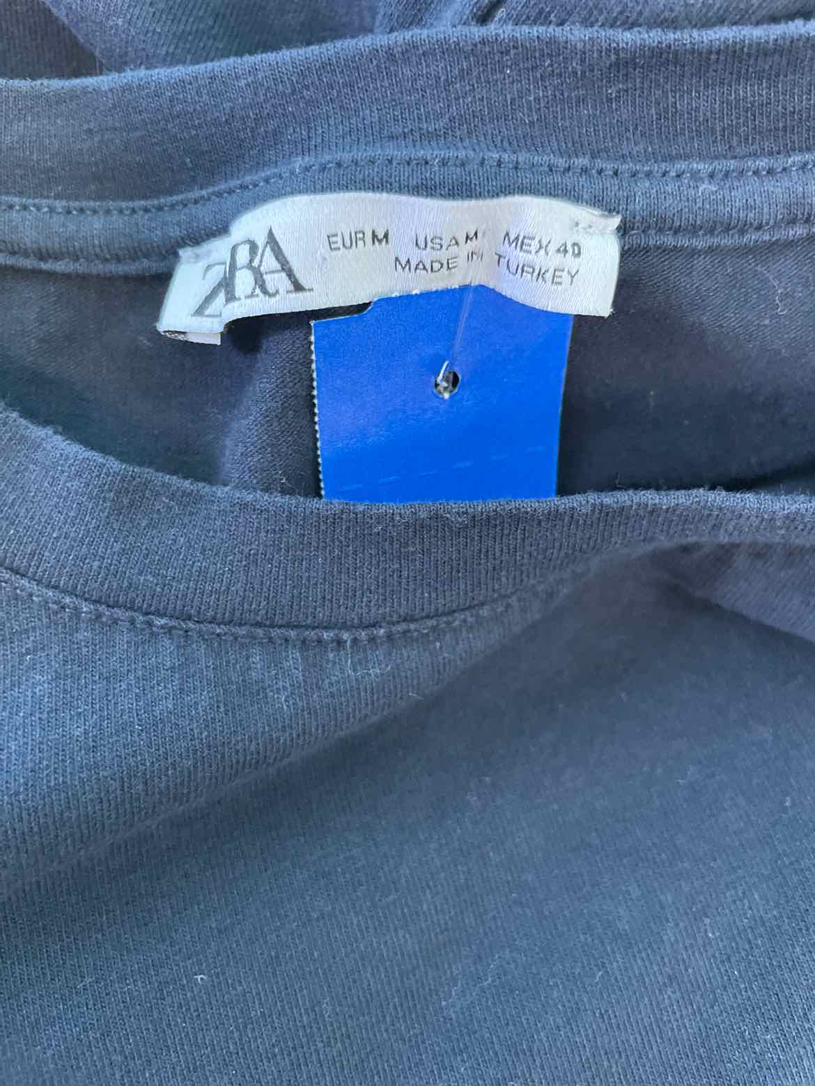 zara Size M Blue Shirt