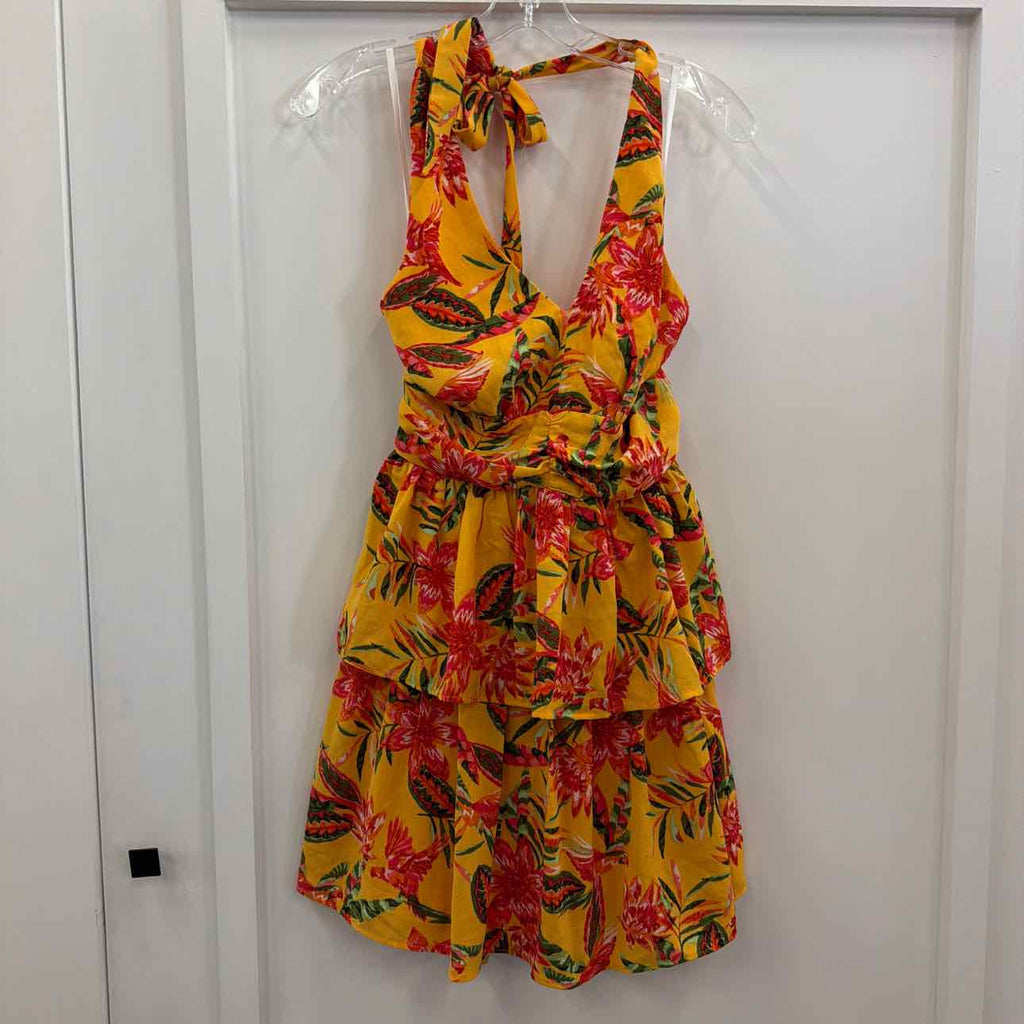 Bcx Juniors' Printed Halter-Style Mini Dress - Pat D