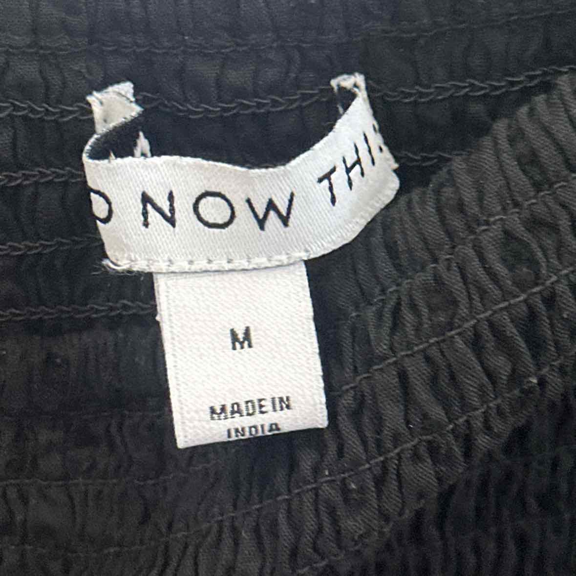 AND NOW THIS Size M Black Dress