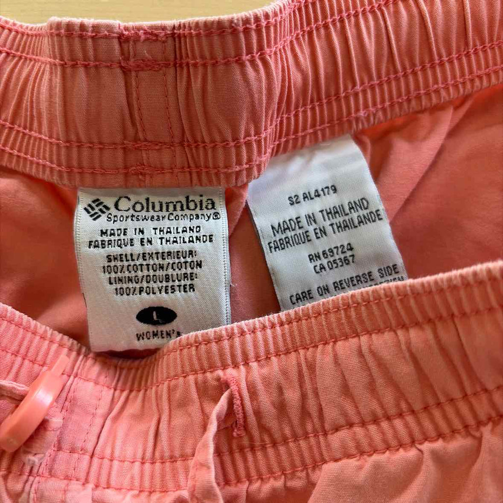Columbia Size L Pink Preloved Athletic Shorts