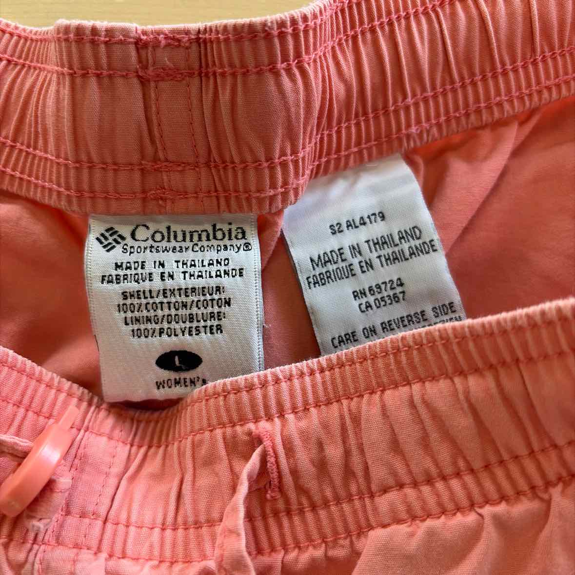 Columbia Size L Pink Preloved Athletic Shorts