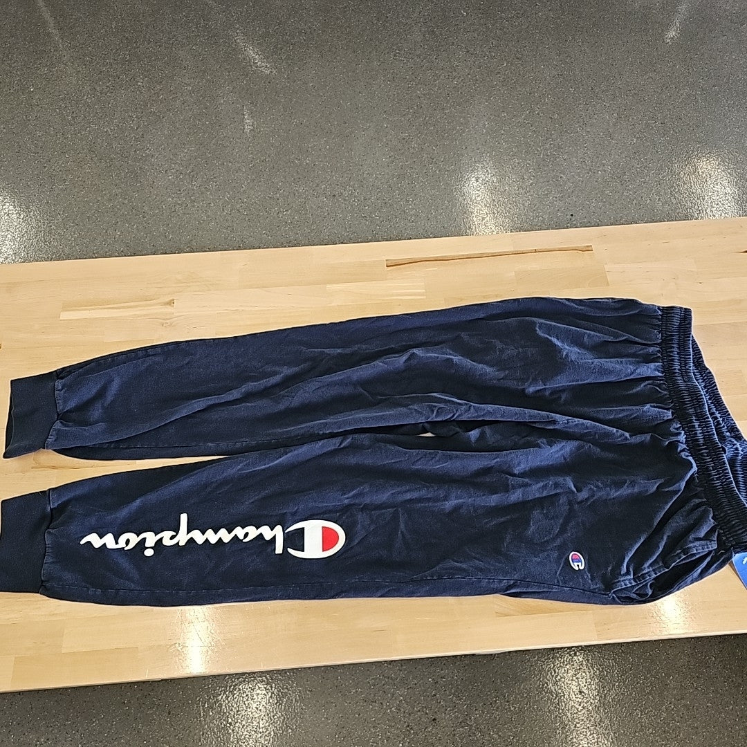 Champion Size L Navy MENS Athletic Pants