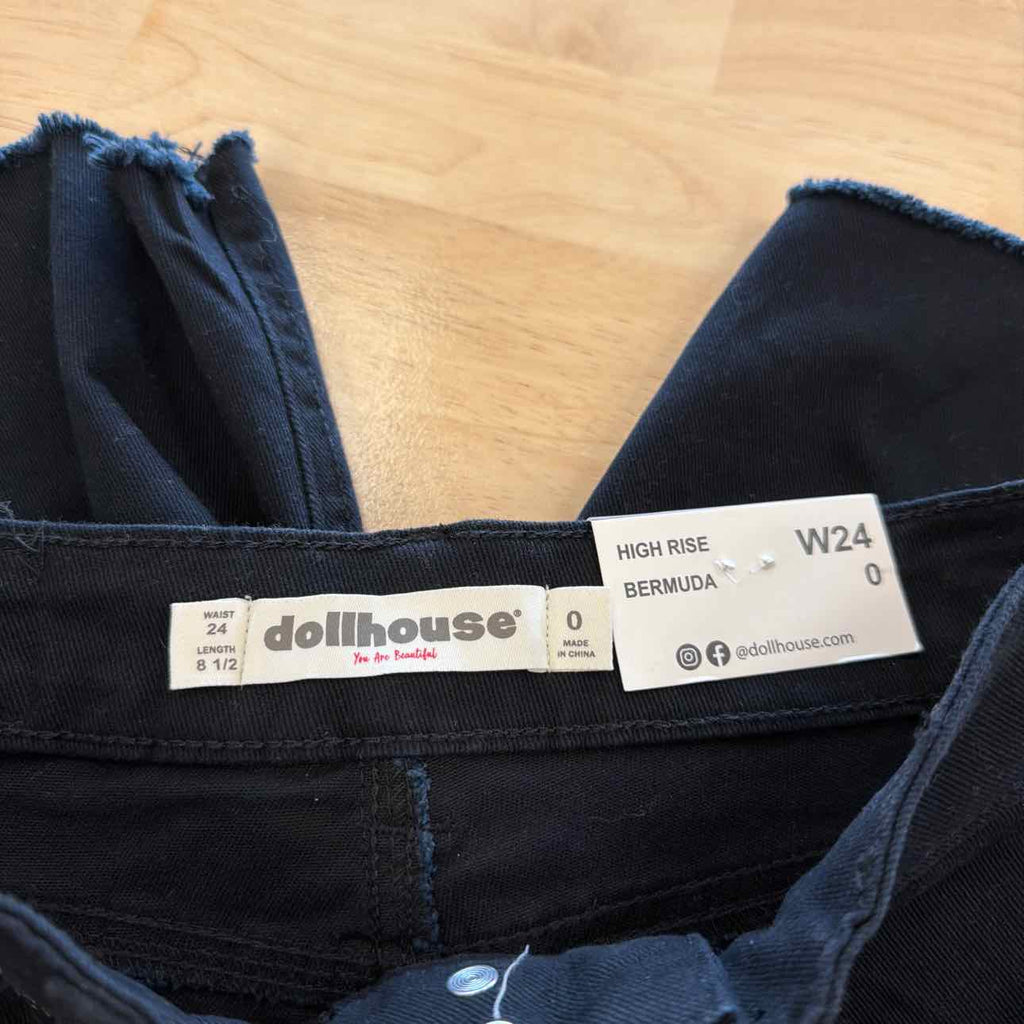 dollhouse Women Size 24 Black New Shorts