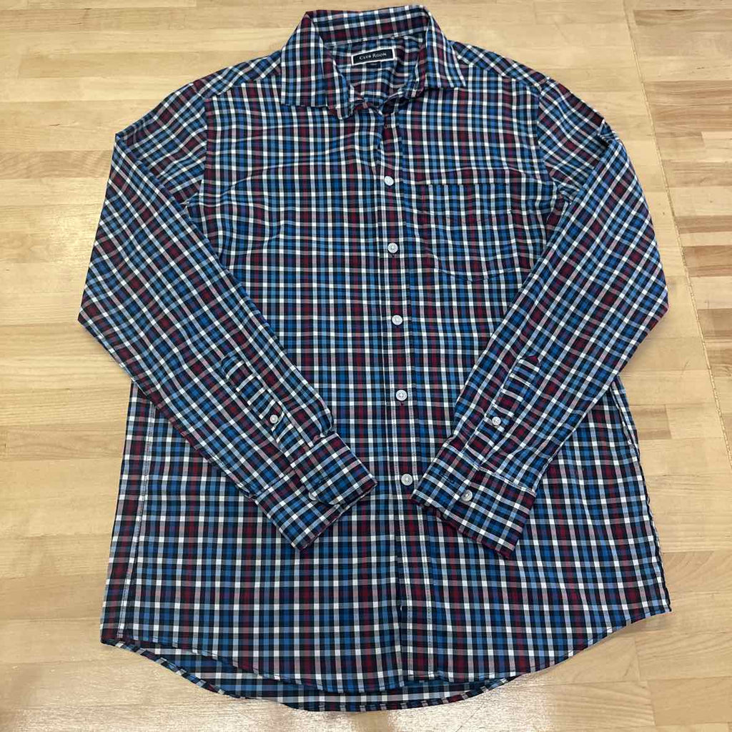Club Room Size S Blue MENS Button Down Shirt