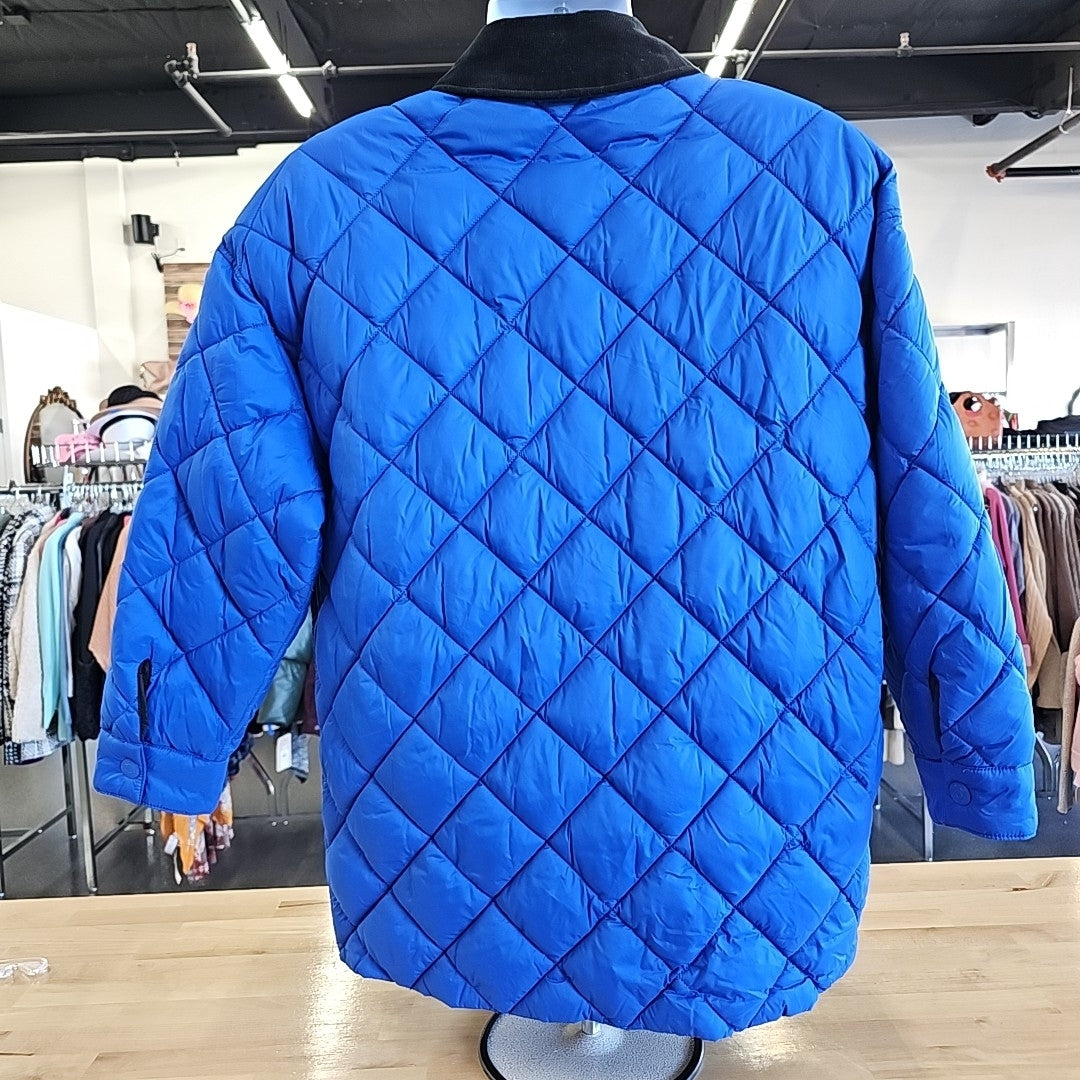 Calvin Klein Size S Blue Black Jacket