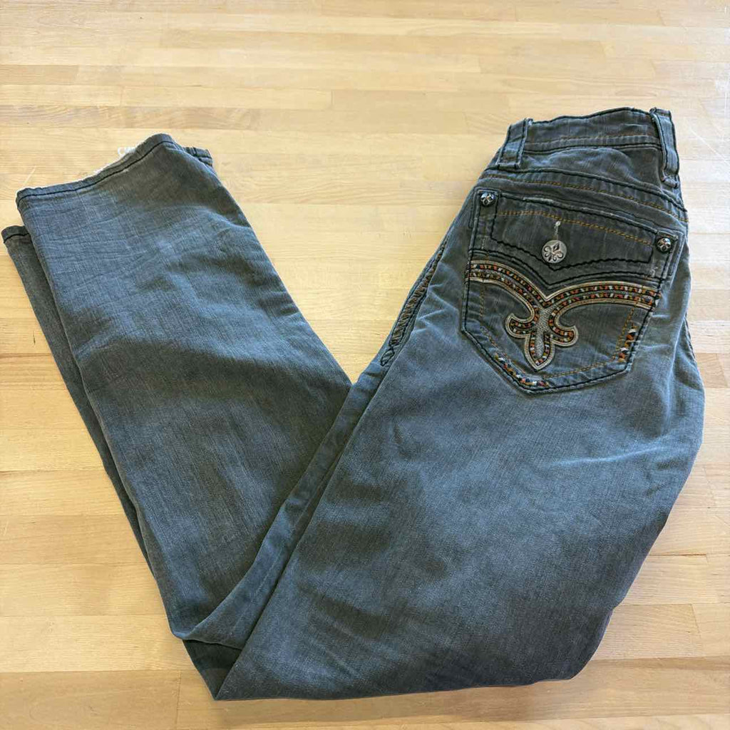 Rock Revival Size 29 Gray MENS Jeans