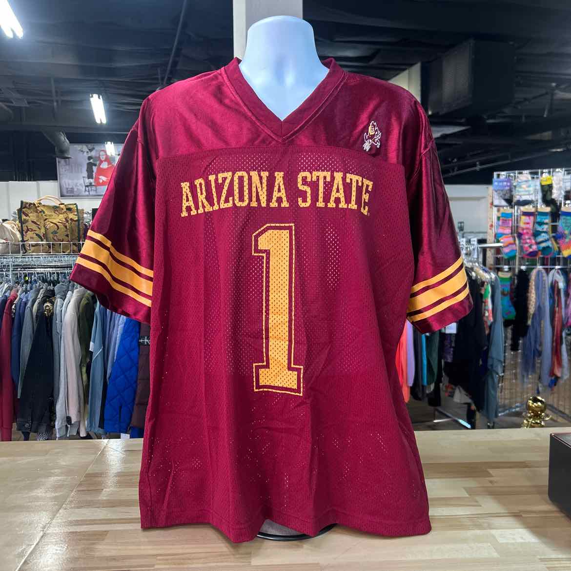 ASU Size L Maroon MENS Jersey