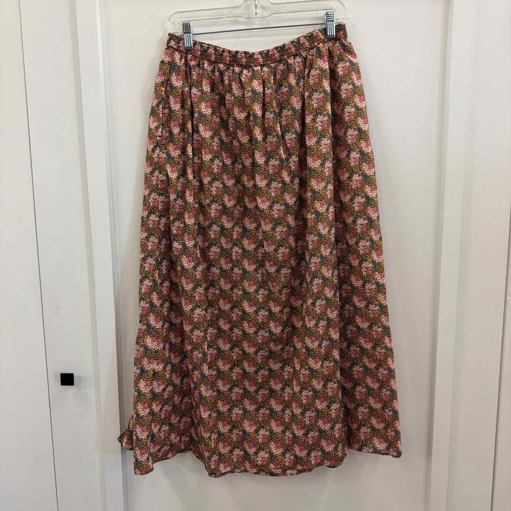 J Crew Size M Floral Print Preloved Skirt